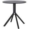 thumbnail image 4 of Safavieh Core Outdoor Aluminum/Plastic Wicker Round Bistro Table, Black, 4 of 10
