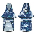 thumbnail image 3 of HDE Dog Raincoat Hooded Slicker Poncho for Small to X-Large Dogs and Puppies Sharks XL, 3 of 6