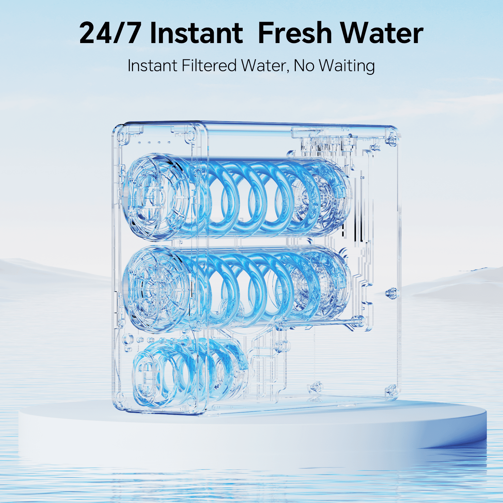 Stokk Tankless Reverse Osmosis 8-Stage Under-Sink Filtration System