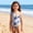 Purple, variant on Piuwrlz 3 Years Girls Swimsuit Toddler Swimming Suit Sets School Uniform T Shirt Purple Size 3 Years