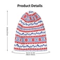 thumbnail image 4 of Sikiie red blue Snow Mountain Toddler Beanie Kids Beanie Hat Warm Winter Hats for Boys Girls Knit Cap, 4 of 7