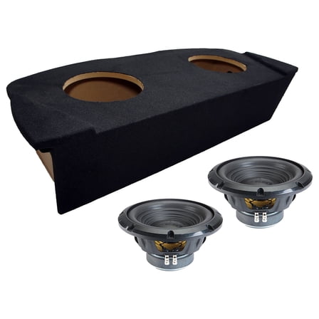 Alpine fits 03-08 Nissan 350Z Sealed Dual 10" W10S4 Loaded Subwoofer Sub Box Enclosure 500W RMS 4 Ohm