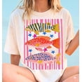 thumbnail image 6 of Colorful Maximalist Tropical Fish Trio T-Shirt, 6 of 6