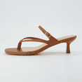 thumbnail image 2 of Cushionaire Women's Madrid Strappy Kitten Heel Sandals +Memory Foam, Wide Widths Available, 2 of 6