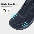 thumbnail image 2 of JOYFON Womens Wide Toe Box Running Sneakers Arch Support Orthotic Tennis Workout Athletic Walking Shoes for Plantar Fasciitis Foot Pain Relief US 6-11, 2 of 6
