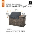 thumbnail image 2 of Classic Accessories Water-Resistant 37 Inch Built-In BBQ Grill Top Cover, 2 of 5