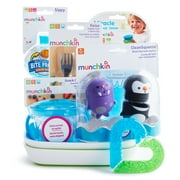 Munchkin® 1st Birthday Gift Basket, Great for Baby Birthdays, Includes 7 Baby Products, Blue, Unisex