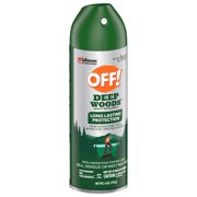 OFF! Deep Woods Insect Repellent Spray with DEET, Mosquito & Tick Bug Spray, 8 Hr, 6 oz