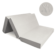 Milliard Tri Folding Memory Foam Mattress with Washable Cover Queen (78 inches x 58 inches x 6 inches)
