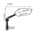 thumbnail image 3 of RYRDWP Clearance Motorcycle & Bicycle Rear View Mirror – Universal Adjustable Bike Mirror with HD Lens for Enhanced Vision, 3 of 5