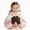 A12-Coffee, variant on boobe 4-12 Years Girls Winter Knit Mittens with String, Warm Fleece Lined Mittens for Outdoor Activities
