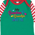 thumbnail image 4 of Inktastic My Grandma and Grandpa Love Me with Hearts Boys or Girls Long Sleeve Baby Bodysuit, 4 of 5