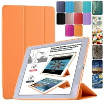 DuraSafe Cases For iPad PRO 11 Inch 2nd Gen 2020 (Will not fit iPad PRO 11 2018) Slimline Series Lightweight Protective Cover with Dual Angle Stand & Froasted PC Back Shell - Orange