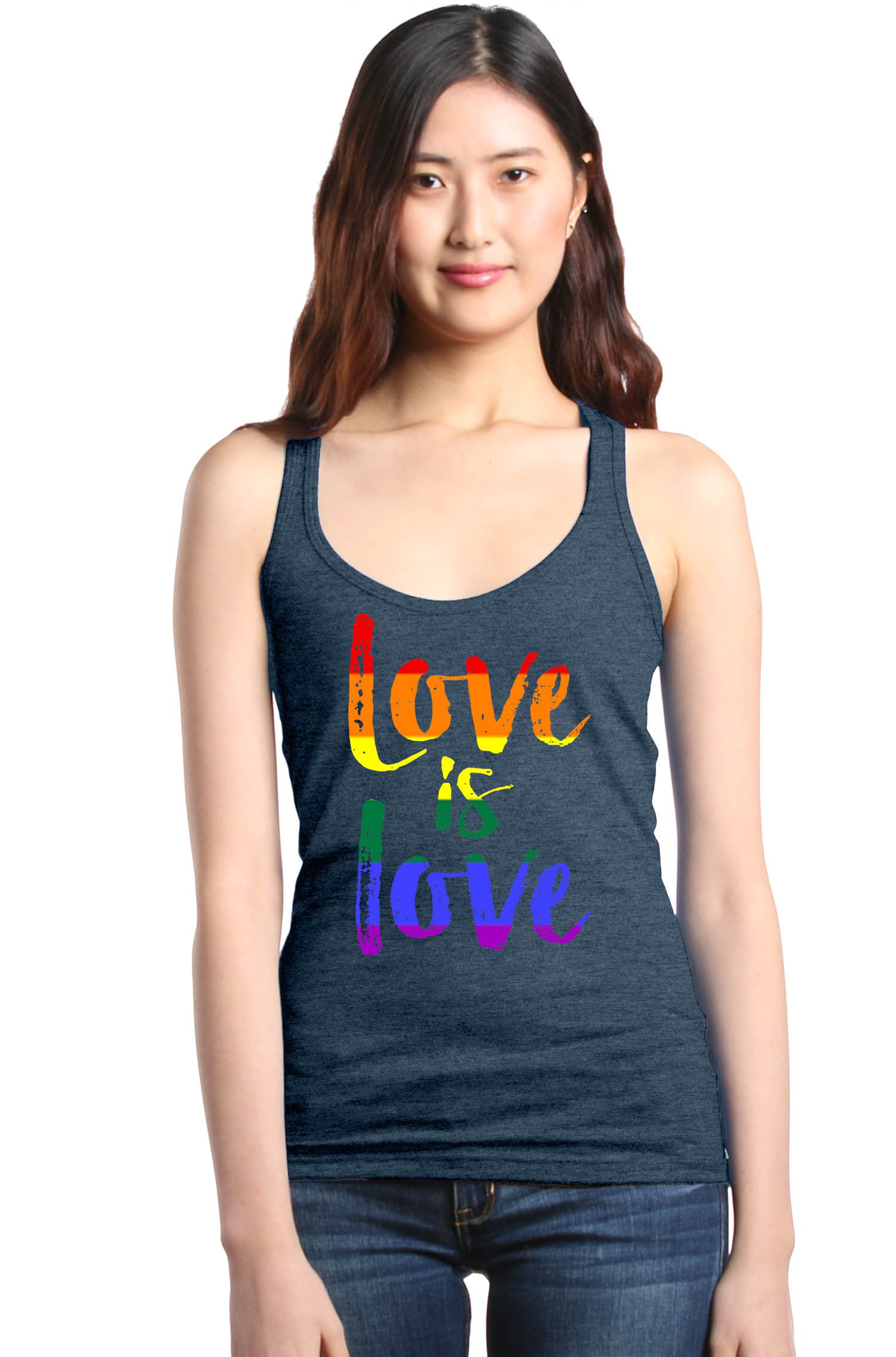 raising rainbow graphic Tank Tank for women rainbow Tank top rainbow lover gift There are better days ahead Womens Flowy Racerback Tank
