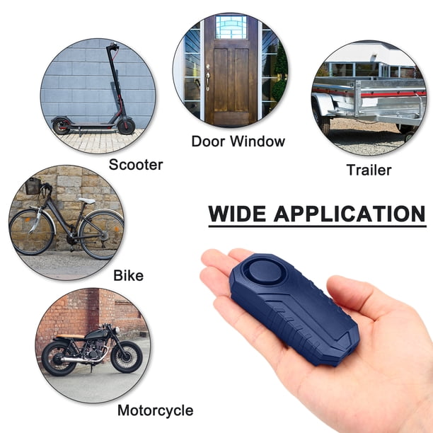 Antivol Vélo Alarme – Sans Clé – Bluetooth – 110 DB – Chaîne En Acier – Anti-coupure