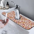 thumbnail image 7 of Sikiie Fall 70s Groovy Hippie Splash Guard for Sink Faucet-1 PC Super Absorbent Fast Drying Mat Sink Gadgets-Splash Guard for Kitchen, Sink Mat, 7 of 7