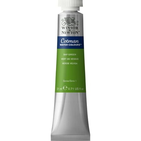 Winsor & Newton Cotman Watercolor, 21ml Tube, Sap Green