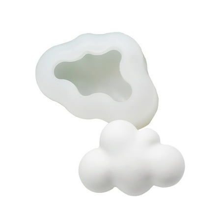 

Peryerana Three-Dimensional Cloud Mousse Cake Silicone Mold DIY Cake Decoration Candy Fondant Baking Mould