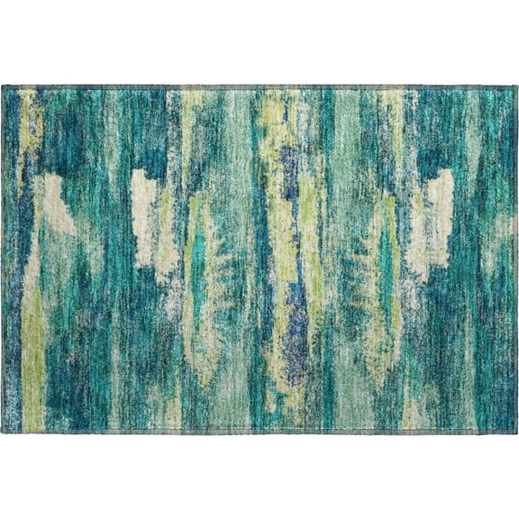 Dalyn Rugs Premium Machine Washable Mayfield AMF942 Emerald 1'8" x 2'6" Rug