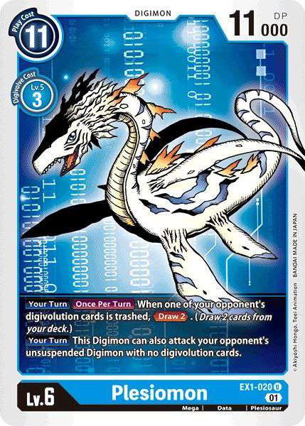 Digimon Classic Collection Uncommon Plesiomon EX1-020
