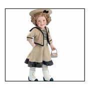 Shirley Temple Wee Willie Winkie Porcelain Doll 10 Danbury Mint