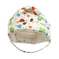 thumbnail image 2 of Casco de bebé Cabeza de cabeza transpirable Cojín portátil Four Seasons Hat Cap Inflexión para niños 6-24 meses Niños Niños Niños Rojo, 2 of 9