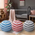 thumbnail image 5 of 2 fundas para sillones tipo puf CHAO de lona de algodón color gris 24, 5 of 5