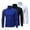 Black&Royal Blue&White, variant on Zaldita Men's 3 Pcs Turtleneck Shirts Long Sleeve Casual Pullover Lightweight Slim Fit Tops Black&White&Gray S