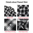 thumbnail image 5 of SAYFUT Plaid Button Up Shirt, Men Flannel Shirt Button Down Long Sleeve Shirts Big and Tall L-4XL Plaid Shirt, 5 of 8
