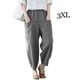 thumbnail image 4 of Minnieouse Pantalones hasta la pantorrilla para mujer, pantalones de estilo artístico para mujer, bombachos de niña con cordón de nueve puntos Prendas para la parte inferior del cuerpo Negro 3XL, 4 of 6