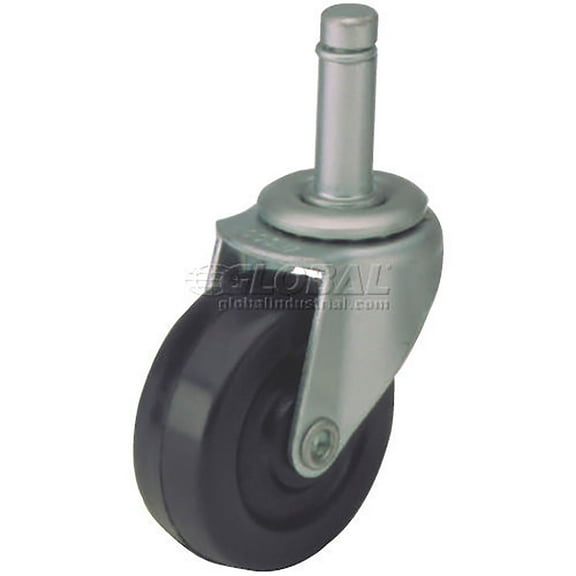 Algood Standard Chair Caster with Soft Rubber Wheel S823437S178SR - Stem Type C