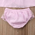 thumbnail image 4 of ITFABS Baby Girl Lace Ruffled Fly Sleeve Vest Tops+Cute Shorts Bloomer, 4 of 6