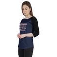 thumbnail image 3 of Inkmeso Raglan Tshirt Sarcasm Dear Karma I Have A List Of People You Have Missed. Graphic Top For Women, 3 of 7