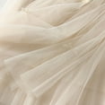 thumbnail image 4 of Jdlsppl Women's Pleated Tulle Skirt Mesh Skirt Fall Tulle Fitted Summer Basic Cotton Soft Calf Length Layered Apricot Small-X-Large, 4 of 4