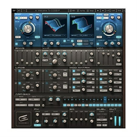 Waves Codex Wavetable Synth | Polyphonic Synthesizer Plugin Software Download (Best Waves Plugins For Mixing Vocals)