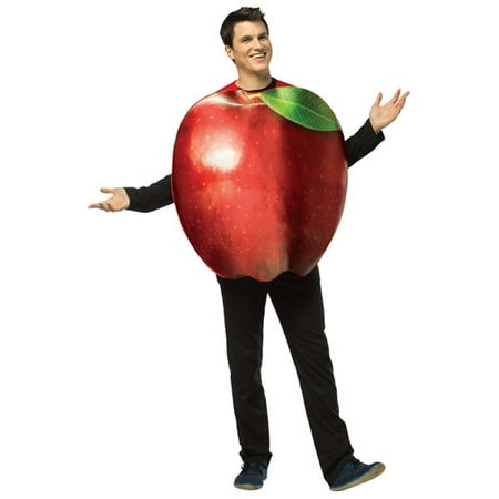 Get Real Apple Adult Halloween Costume - One Size