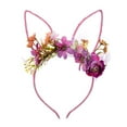 thumbnail image 1 of Xihbxyly Diadema Floral, Diseño Floral Caprichoso, Material Plástico Cómodo, Accesorio para Fiesta, Regalo de Cumpleaños o Navidad, Versátil para Disfraz o Look Diario, Ajuste Ajustable., 1 of 1