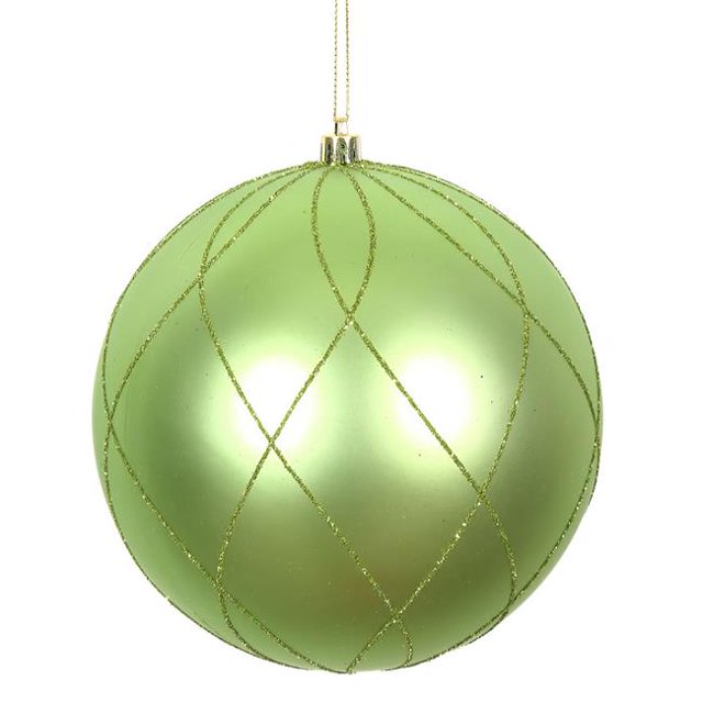 Vickerman N170854D Boule d'Ornement à Paillettes Mates de 8 Po