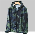 thumbnail image 2 of Akiihool Mens Jackets Lightweight Men's Plaid Hooded Shirts Casual Long Sleeve Lightweight Windbreaker Softshell Varsity Jacket Coat (Grey,L), 2 of 3