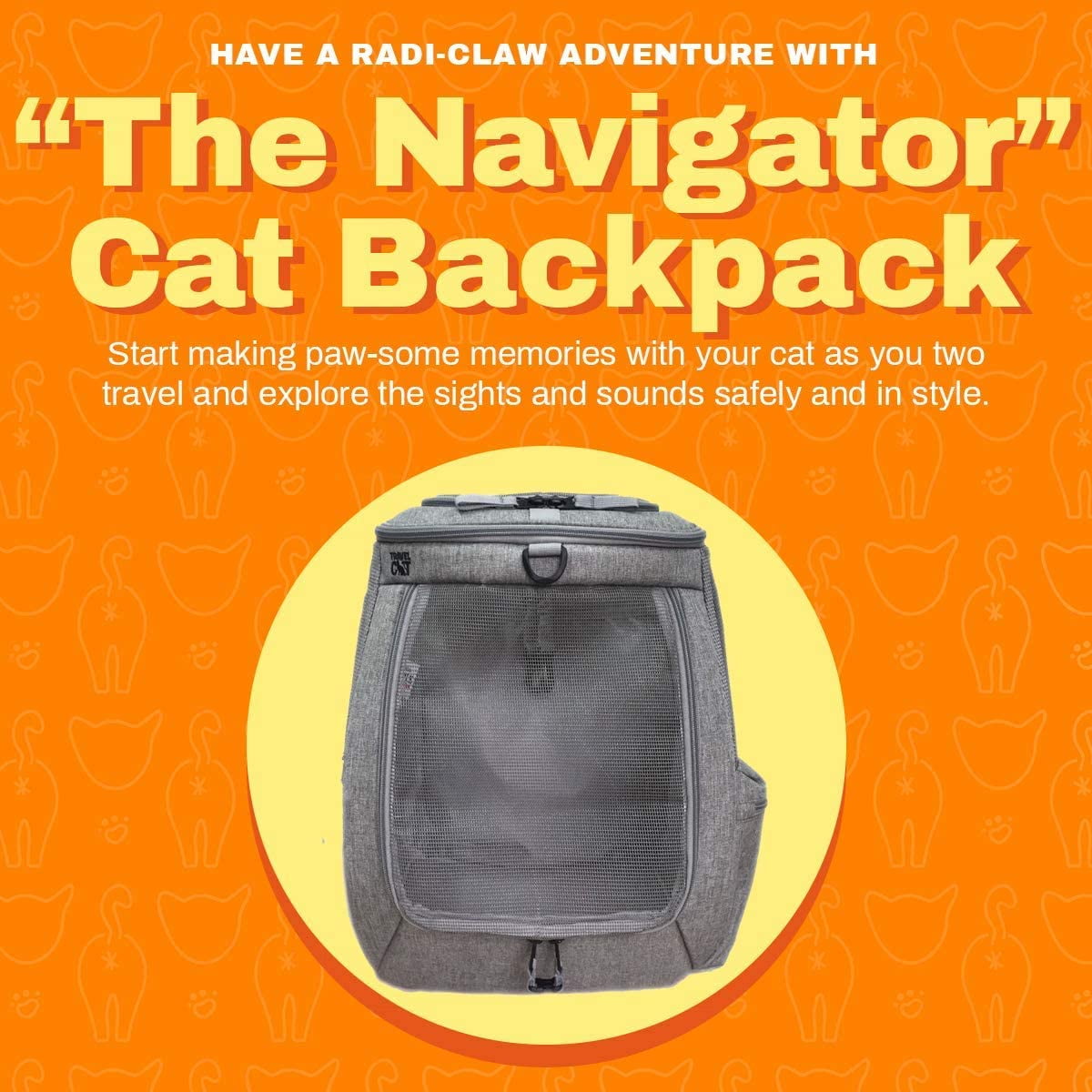 "The Navigator" Cat Backpack