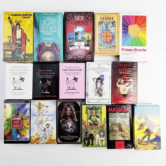 Jeu de Tarot Anglais original de 78 Cartes avec instructions 12*7 cm