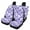 Butterfly - Purple and Pink, variant on Tutolipy Skull Print Car Seat Cover Full Set, Breathable Front Seat Rear Backrest Cover Soft Rear Bottom Bench Cover Universal Car Interior Accessories, Set of 4