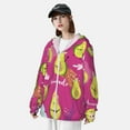 thumbnail image 3 of Vsdgher Sweat à Capuche Adulte Imprimé Avocat Rose Vert pour Hommes Femmes, Manches Longues Protection Solaire Pêche pour Course Natation-3TG, 3 of 7
