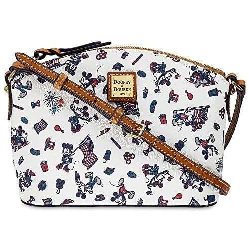 Disney - Mickey and Minnie Mouse Americana Crossbody Bag by Dooney ...