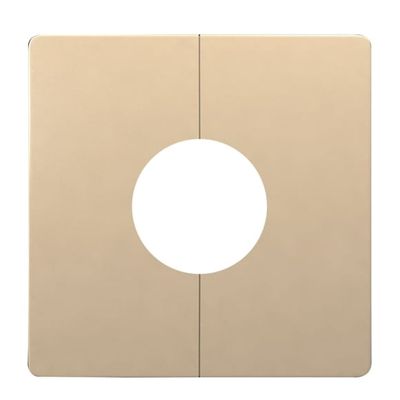 EIGTHTAIL Wall Split Flange Square Escutcheon Plate Reserved Drill Hole Panel Decor