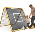 thumbnail image 3 of QinaQin Filet de Rebond de Soccer Double Face 4 x 4 Pi, PitchBack, Jaune, 3 of 7