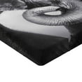 thumbnail image 2 of Ambesonne Grey Fitted Sheet, Mother and, Twin Size, Charcoal Grey Pale Grey, 2 of 3