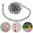 thumbnail image 4 of Chain Barrier Plastic Coil Chain Warning Safety Link Chain Delineator Post Chain 3 Meter, 4 of 8