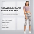 thumbnail image 4 of SPECIAL MAGIC Women’s Capri Sweatpants Jogger Cargo Pants with Pockets for both Sports and Casual Wear（Camo Pink XL）, 4 of 8