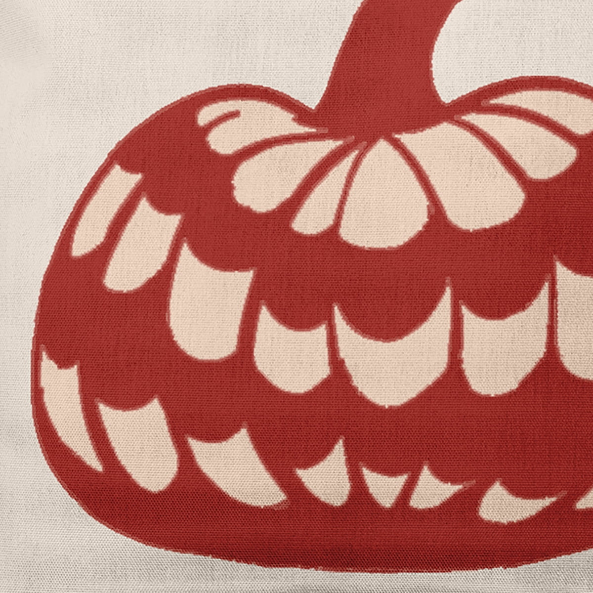 Simply Daisy 16" x 16" Pumpkin Perfection Indoor/Outdoor Polyester Throw Pillow, Maple Red